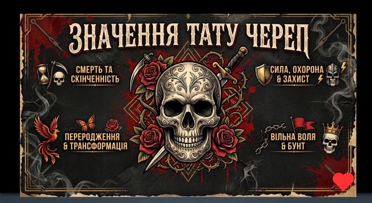 значення тату череп