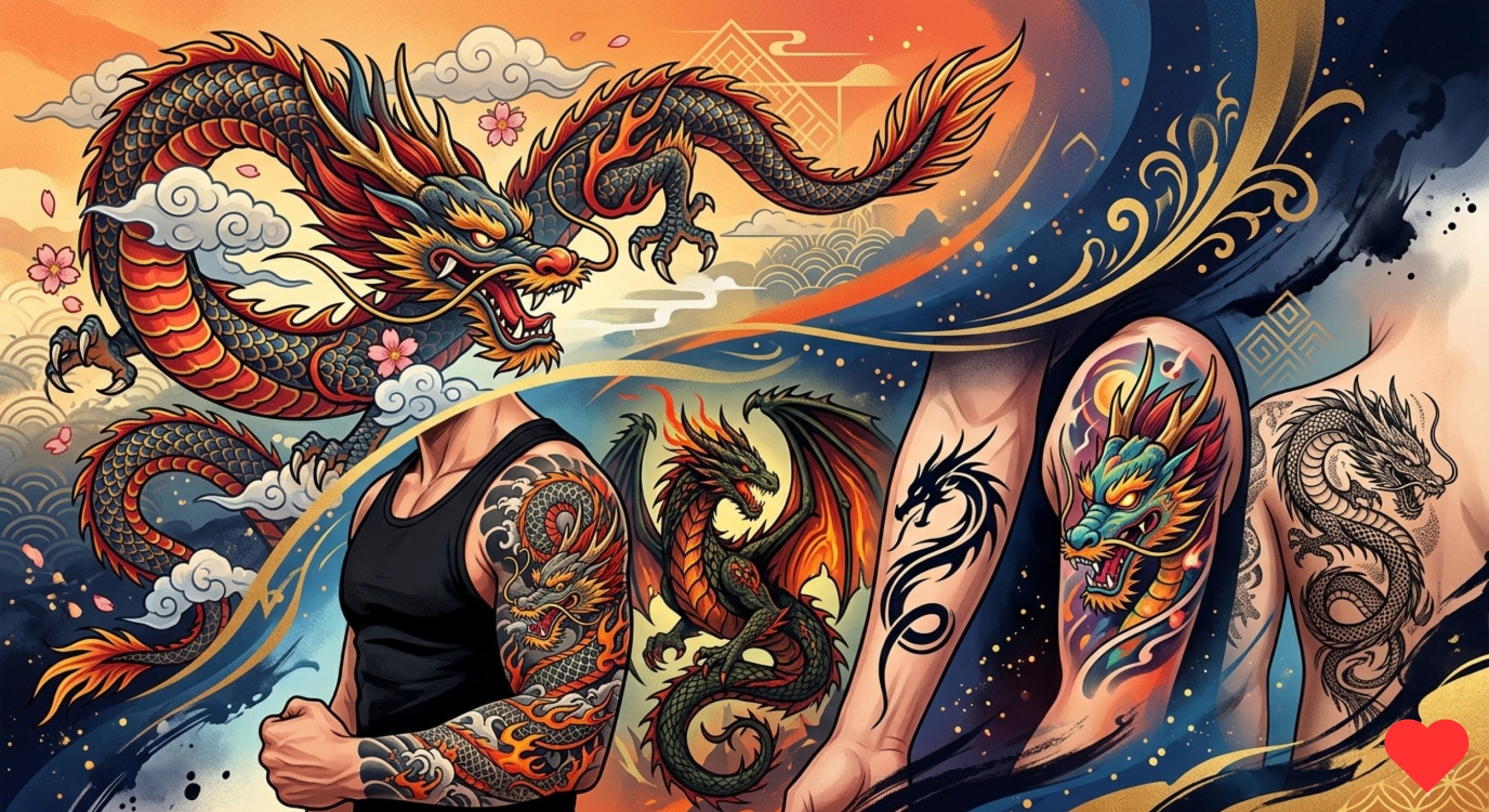 Read more about the article Dragon Tattoo Meaning: Symbolism, Styles and Ideas