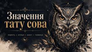тату сова
