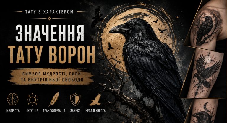 Яке значення у тату ворон?