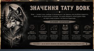 значення тату вовк