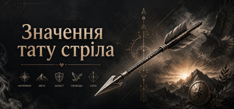 значення тату стріла